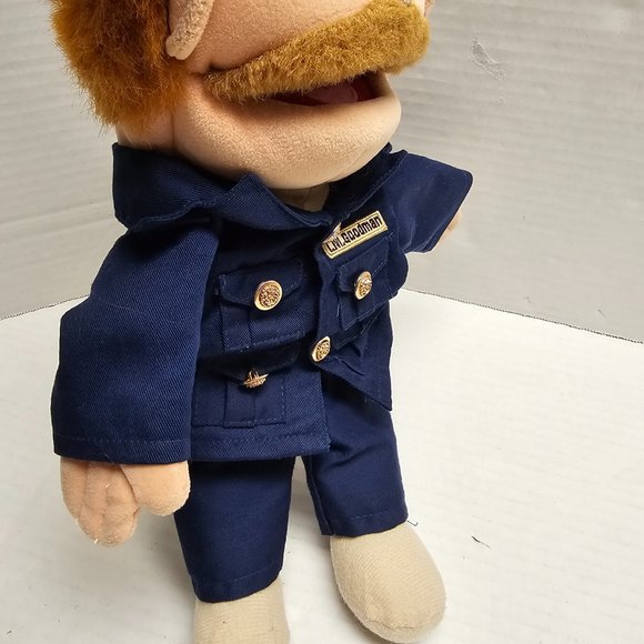Mr I M Goodman Police Officer Hand Puppet Blue Uniform Sunny Toys 14" - Picture 13 of 16